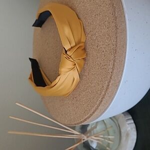 Satin wrapped knotted headband